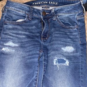 American eagle jeans faux ripped